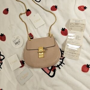 Cement Pink Chloé Drew Mini Bag